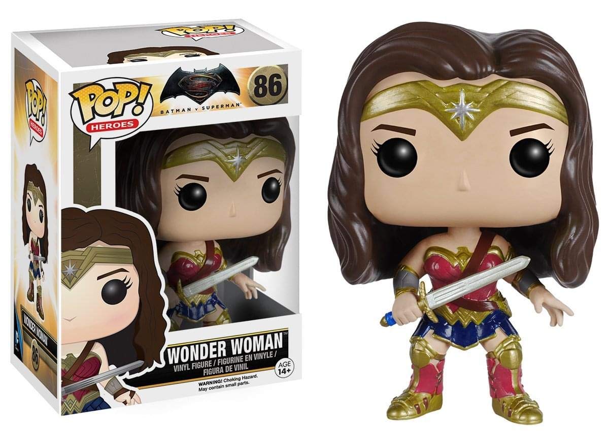 Funko POP Heroes: Batman vs Superman - Wonder Woman Action Figure