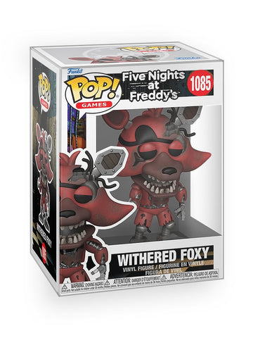 Funko Pop! FNAF: Five Nights at Freddy's - Withered Foxy Vinyl Figure Collectibles Bundled with Box Protector