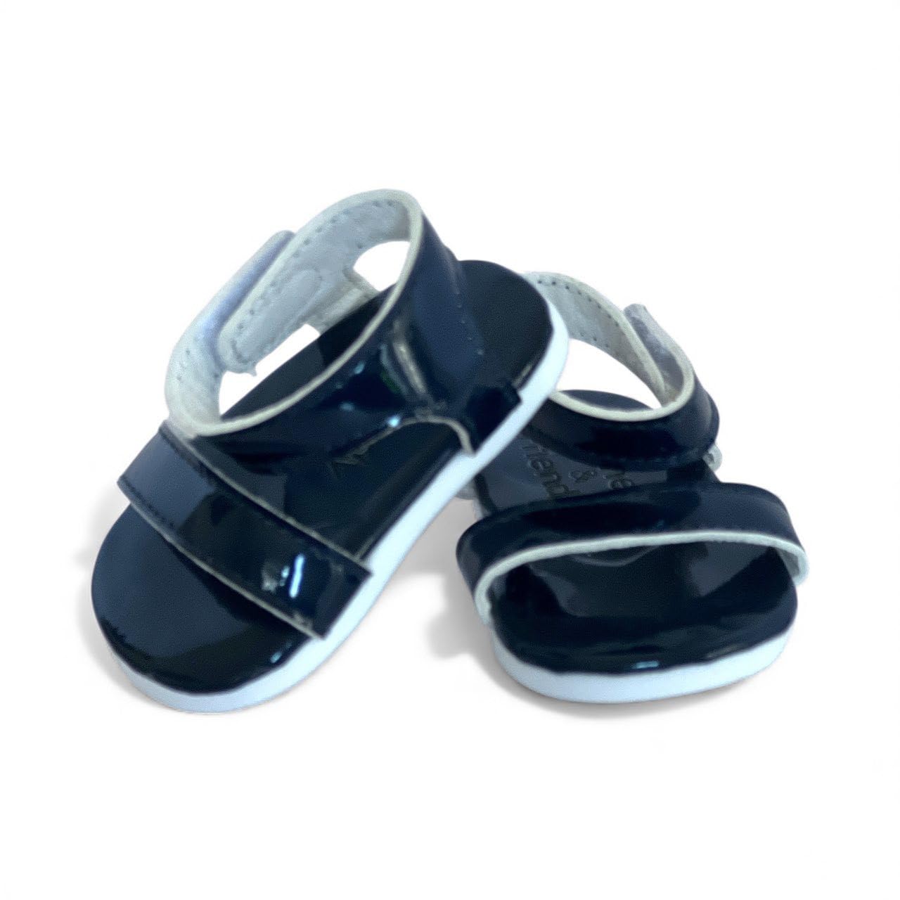 18 Inch Doll Shoes- Bright Colored Sandals for Your 18 Inch Kennedy and Friends Fashion Girl Dolls (Navy Blue)