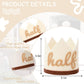 Agkvw Half Birthday Crown - Boho Cake Smash Prop, 6 Months Hat for Boys in Brown
