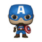Funko Pop! Pocket Pop and Tee: Marvel - Captain America, Kids Small