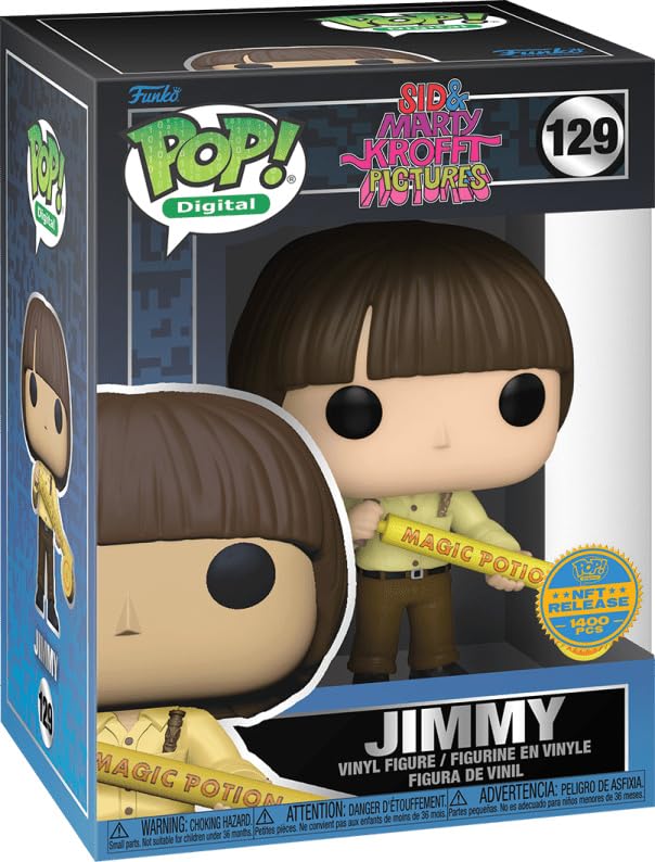 Funko Pop! Digital Jimmy Vinyl Figure, Sid & Marty Krofft Pictures #129, NFT Legendary Release, Limited Edition