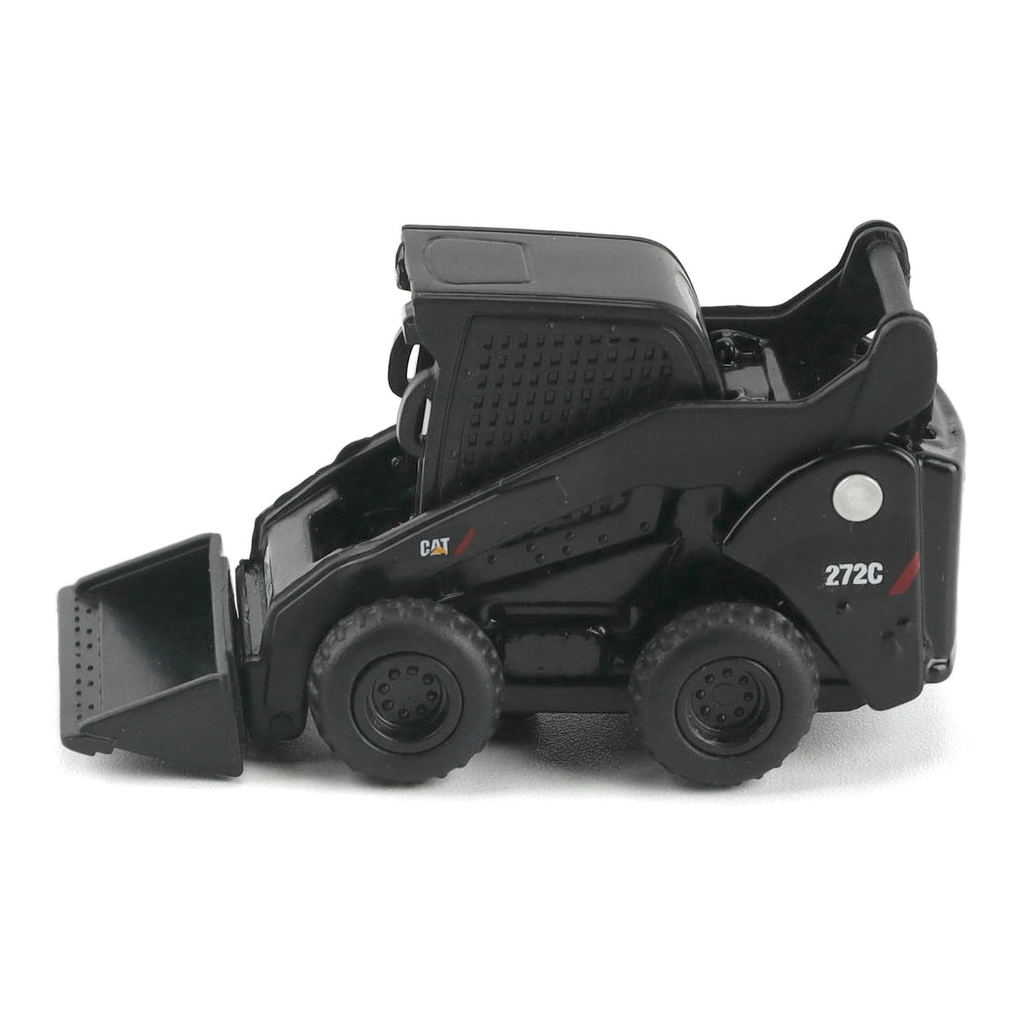 Diecast Masters Caterpillar Diecast Toy Replicas - Cat Micro 272C Skid Steer Loader (Black Finish) with Accessories in Tool Box | Model 85974BK