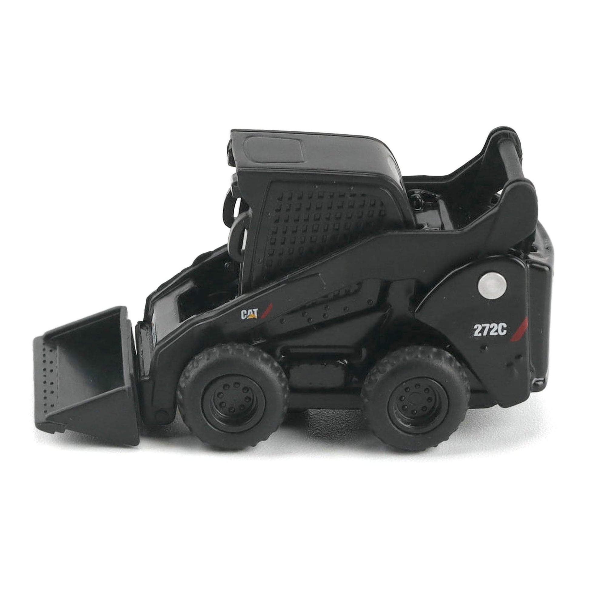 Diecast Masters Caterpillar Diecast Toy Replicas - Cat Micro 272C Skid Steer Loader (Black Finish) with Accessories in Tool Box | Model 85974BK