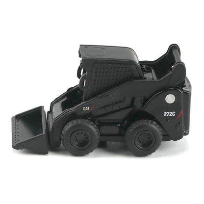 Diecast Masters Caterpillar Diecast Toy Replicas - Cat Micro 272C Skid Steer Loader (Black Finish) with Accessories in Tool Box | Model 85974BK