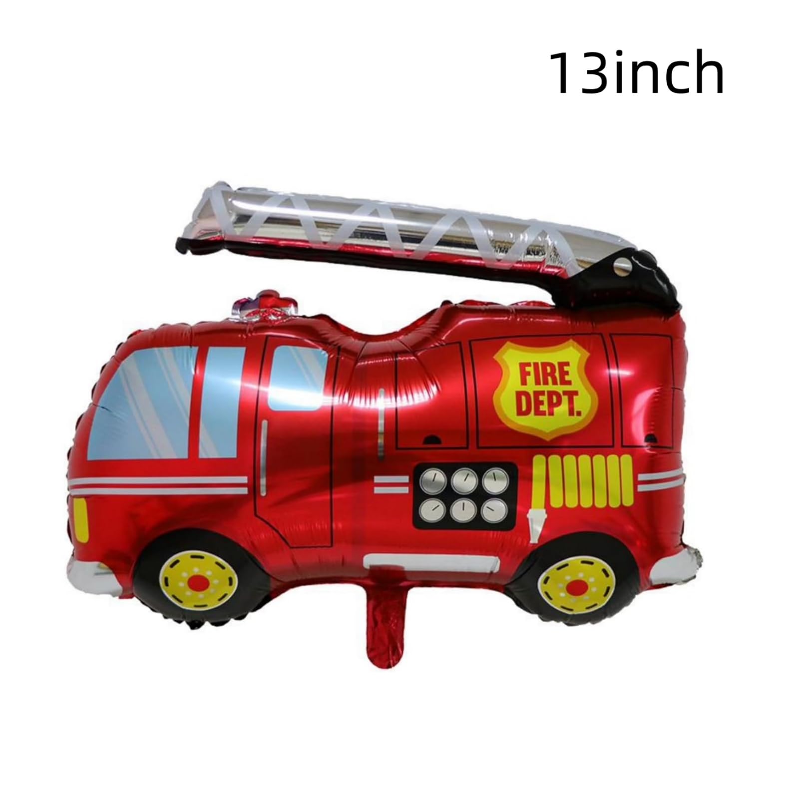 Firefighter Party Decorations Balloons,Fire Truck Balloons Number 3 Red? Fire Truck 3rd Birthday Party Supplies Balloons ?Large Foil Fire Truck