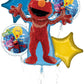 Elmo and Friends 5 piece Balloon Bouquet
