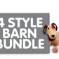 Dog Wooden Animal Toys for Toddler, Fun and Posable Wooden Farm Toy, Wooden Toys, Wood Farm Animals, Early Education Boys and Girl, Bendable Figures