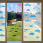 Blue Cloud Stickers for Children's Room Nursery Playground
