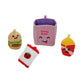 Ami Amis™ Fast Food Multipack Mini Soft and Cozy Crochet Plush, Adorably Cute Details, Pocket Sized for on the Go Play! Collection Enthusiasts