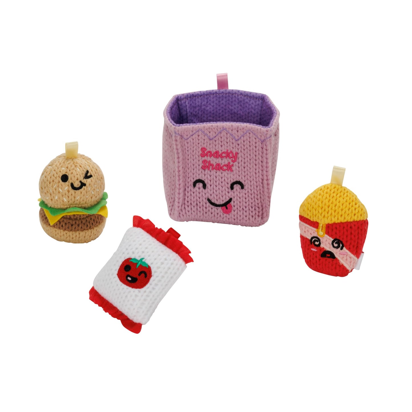 Ami Amis™ Fast Food Multipack Mini Soft and Cozy Crochet Plush, Adorably Cute Details, Pocket Sized for on the Go Play! Collection Enthusiasts