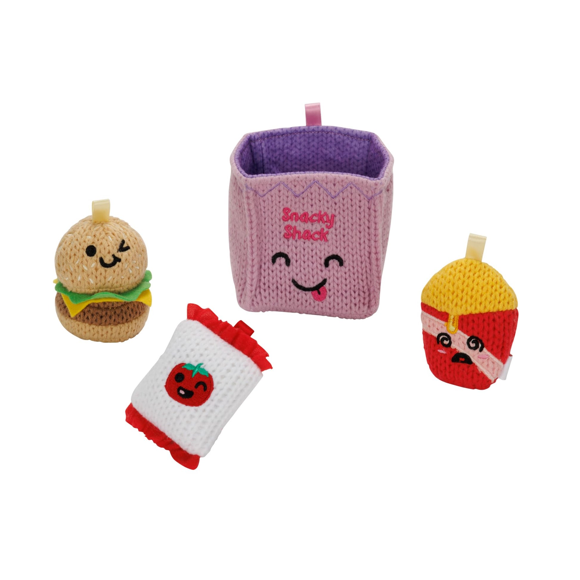 Ami Amis™ Fast Food Multipack Mini Soft and Cozy Crochet Plush, Adorably Cute Details, Pocket Sized for on the Go Play! Collection Enthusiasts