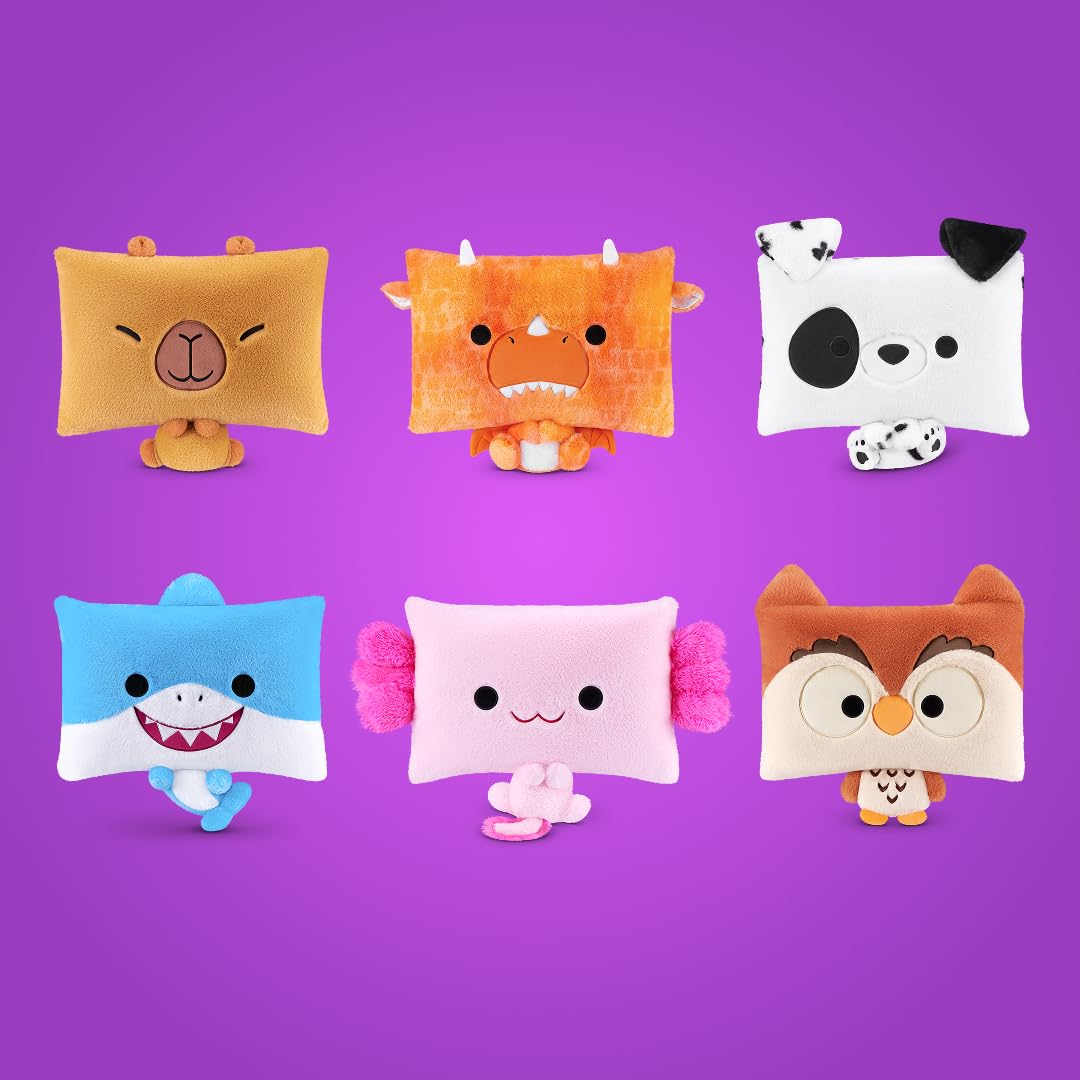 Pillow Peeps Series 1 Assorted Plush Pillow (Dalmatian) by ZURU, Cuddly Squishy Comfort Design, Ultra-Soft Materials, Adorable Snuggle Pal for Naps