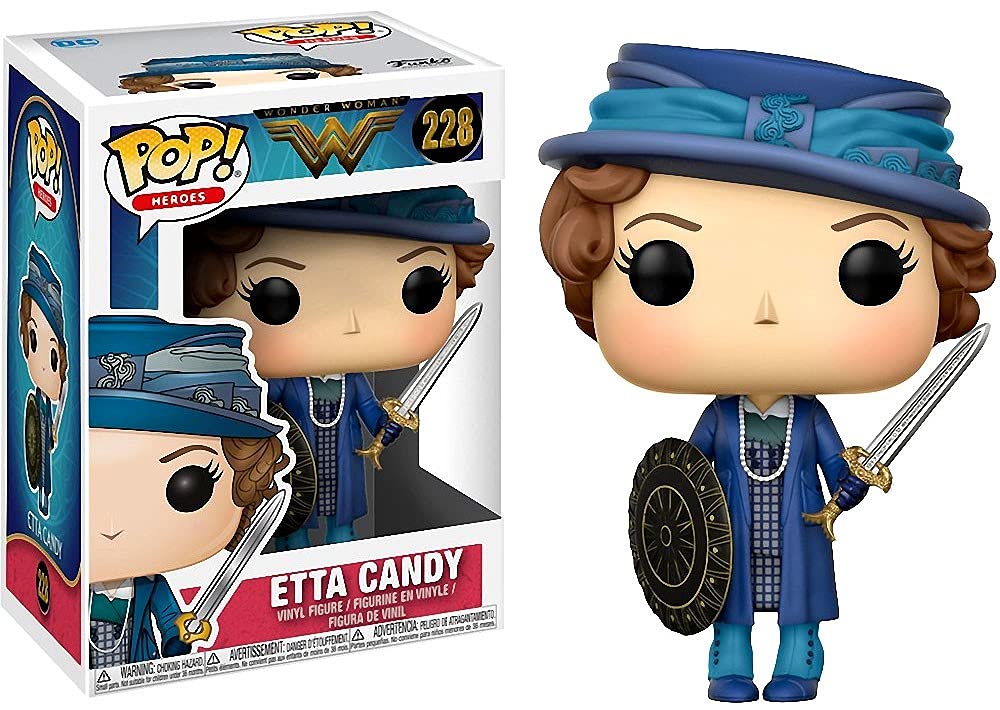 Funko Pop Heroes: Wonder Woman - Etta w/Sword & Shield Collectible Vinyl Figure