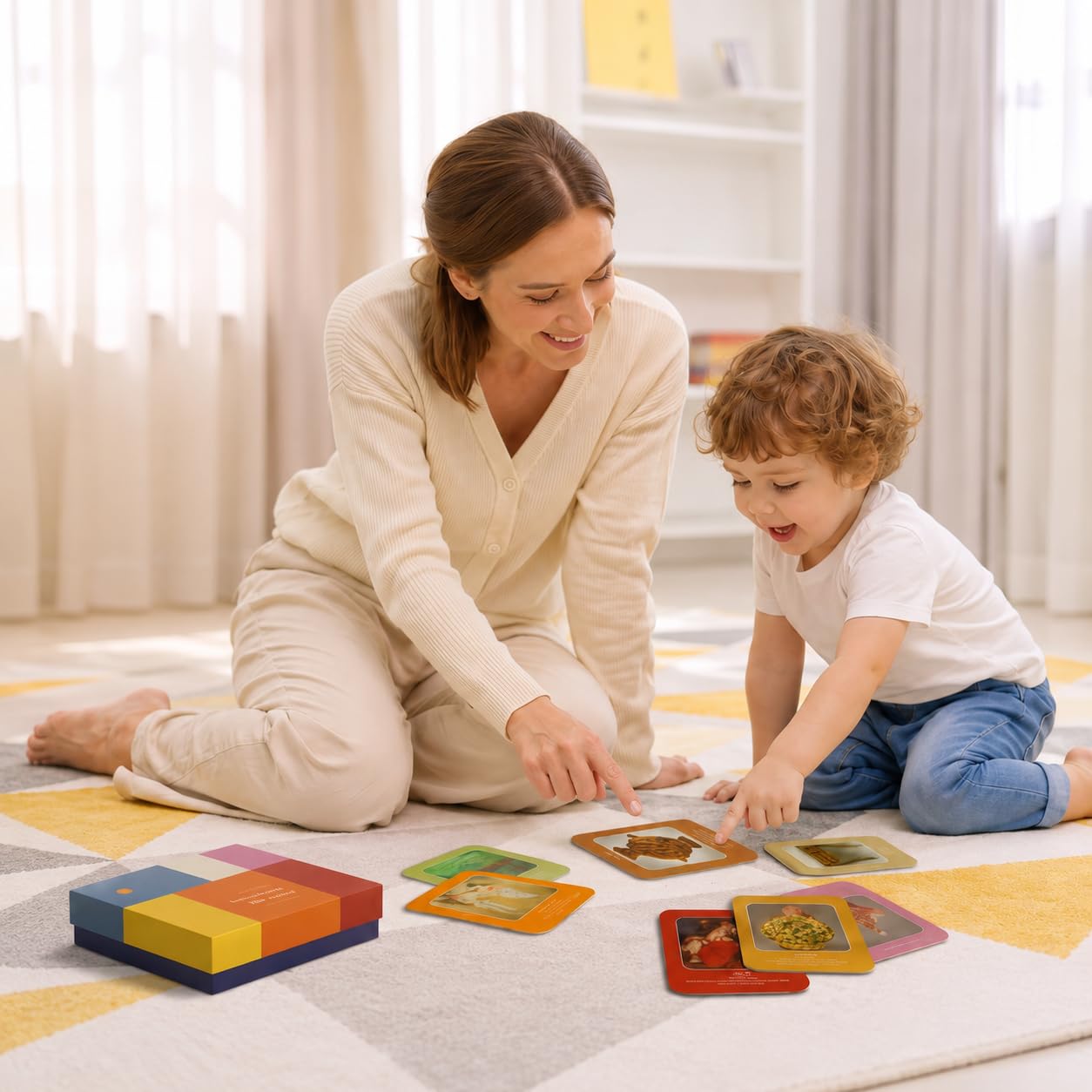 Baby Flash Cards - 13 Real Museum Masterpieces, Baby's First Art Collection