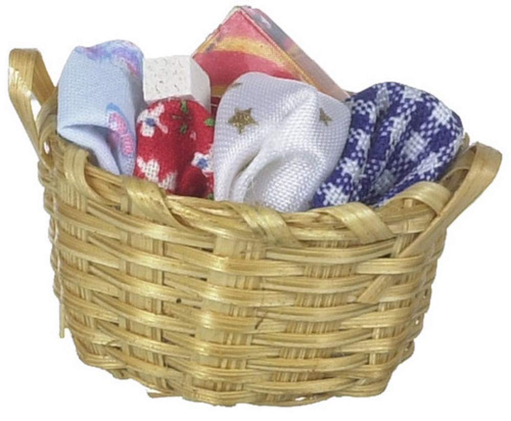 Dollhouse Miniature Laundry Basket