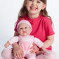 JC Toys | 4 Assorted Baby Doll Rompers and Hats | Pink + Blue + Light Pink + Purple | | Ages 2+ | Fits Dolls 14"-16""