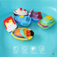 Bathtub Floating Bath Toys(6PCS),Baby Soft Bath Time Boat Toys,Bathtub Learning Water Toys and Bathroom Toys for Toddlers