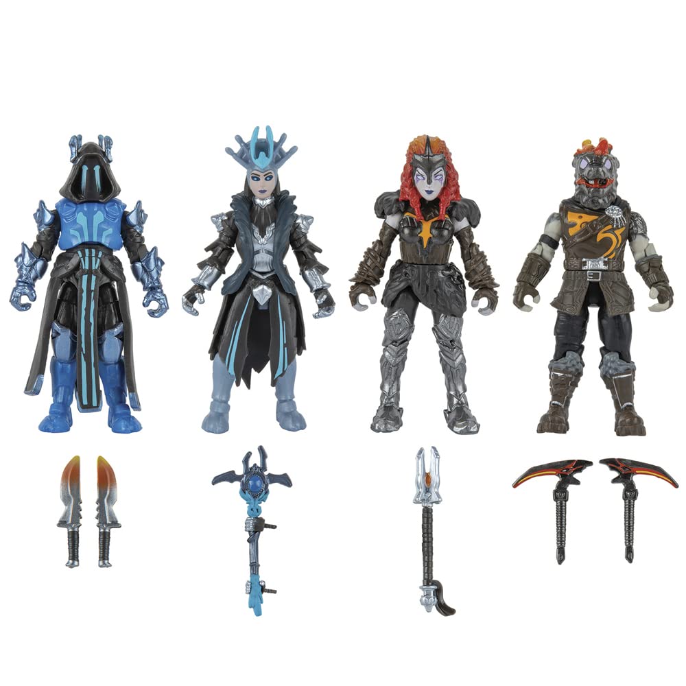 FORTNITE Micro Squad - Four 2.5-inch Articulated Figures with Harvesting Tools