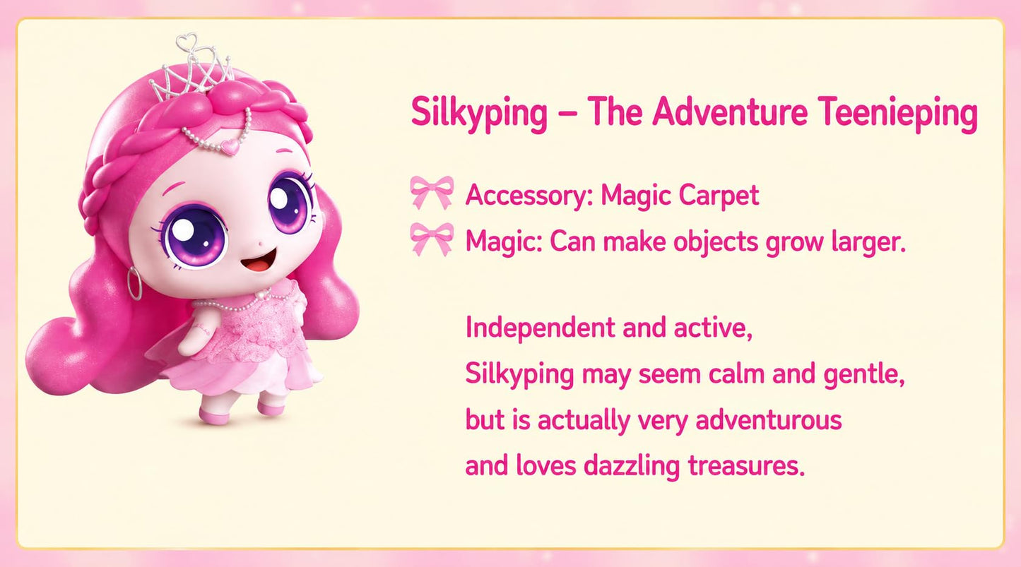 RaoNEE Princess Catch Teenieping Season 6 Dianaping Plush Doll 10" Silkyping Korean Animation ???
