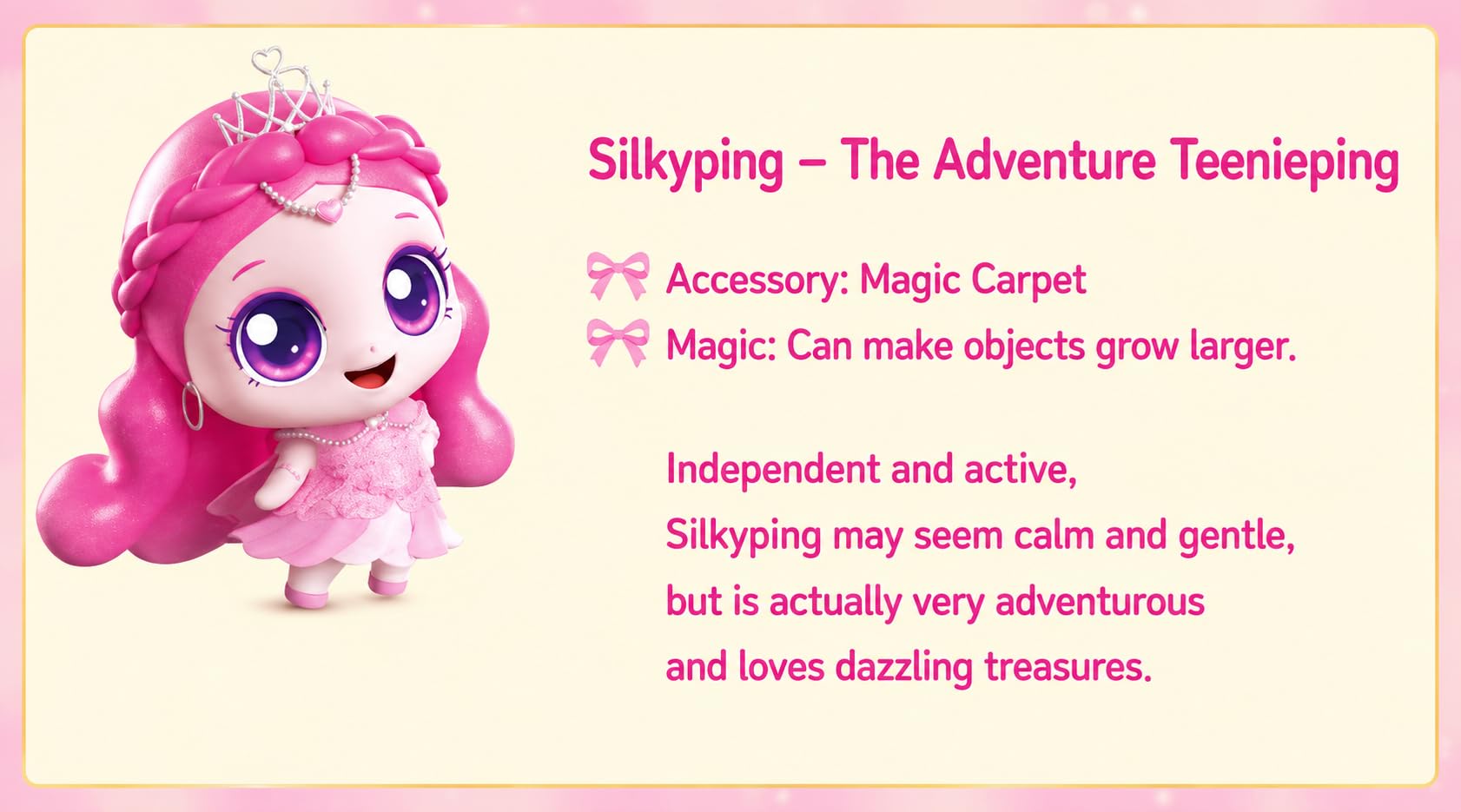 RaoNEE Princess Catch Teenieping Season 6 Dianaping Plush Doll 10" Silkyping Korean Animation ???