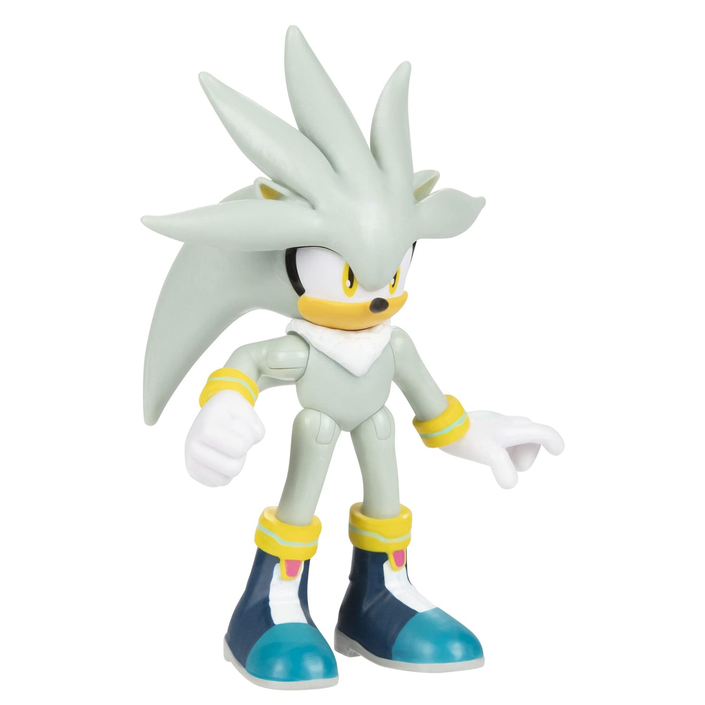 JAKKS Pacific Sonic The Hedgehog 2.5-Inch Action Figure Modern Silver Collectible Toy
