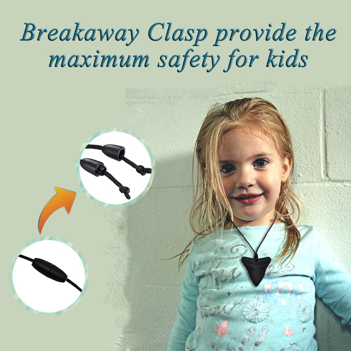 Sensory Necklaces for Chewing Boys and Girls, 5 Pack