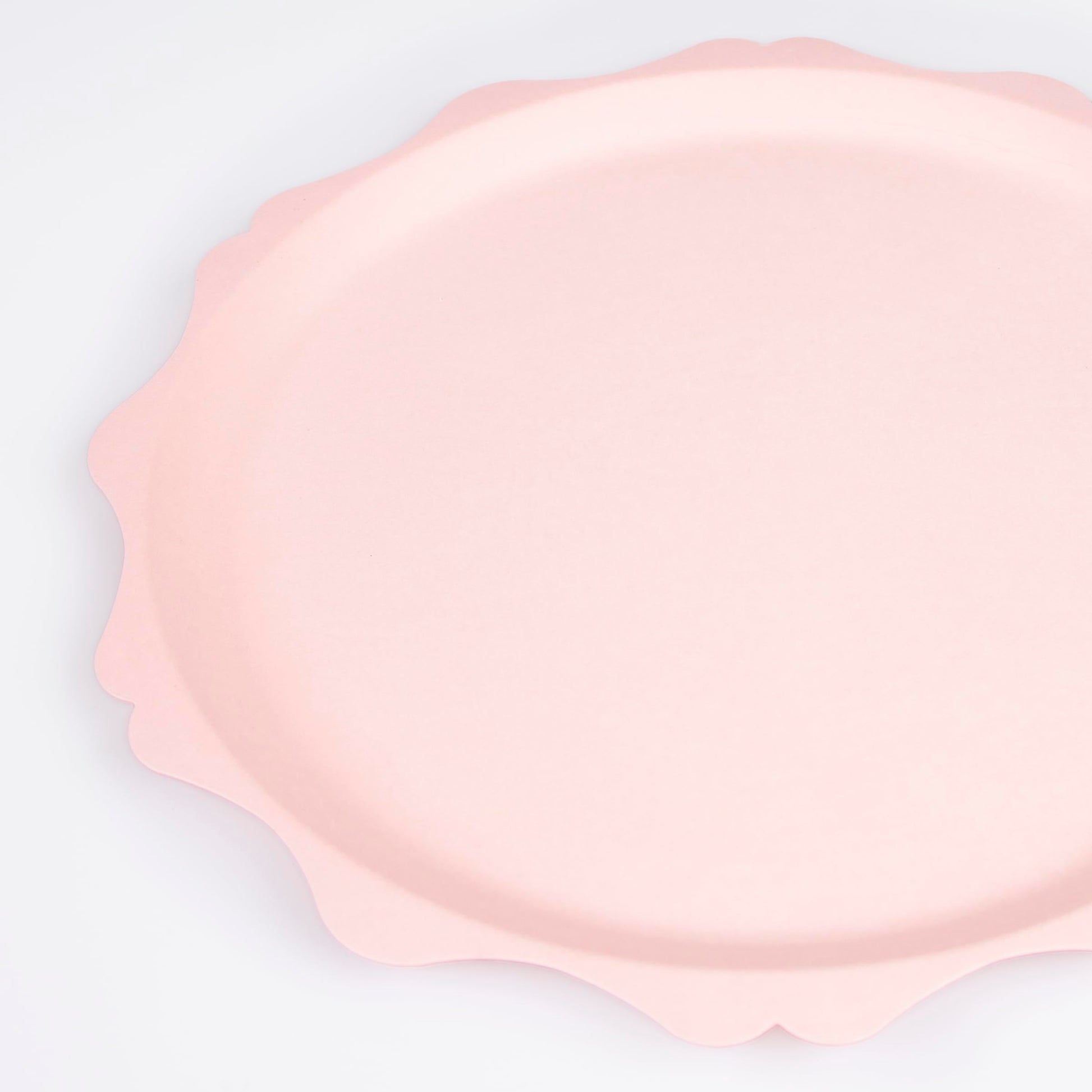 Meri Meri Decorative Edge Compostable Plates (Pack of 8), Bamboo Disposable Plates, Available in 2 Sizes, Hot & Cold Food