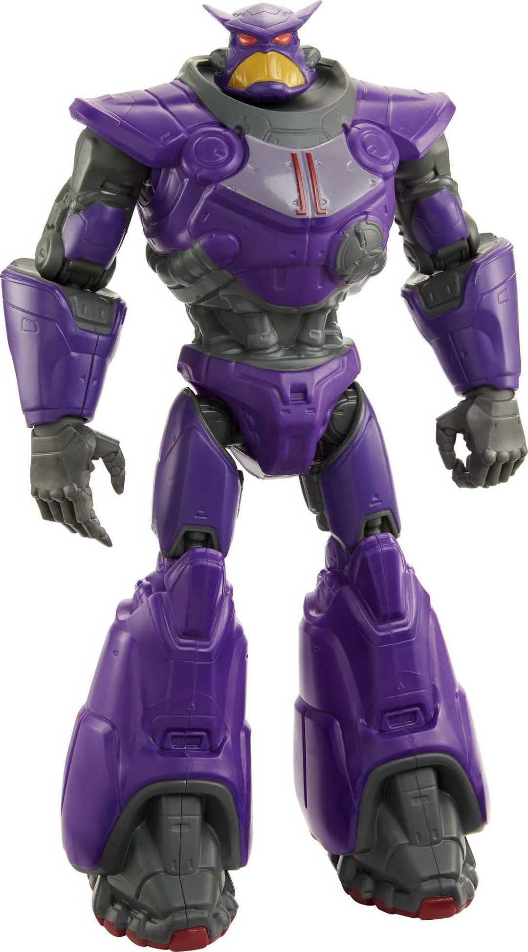 Mattel Disney Pixar Lightyear Large Scale Zurg Action Figure, 13.75 in Tall Authentic Movie Toy 11 Movable Joints, Collectible Gift for Kids 4 Years