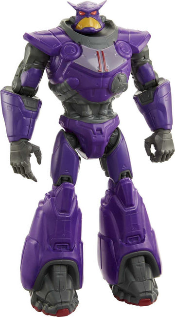 Mattel Disney Pixar Lightyear Large Scale Zurg Action Figure, 13.75 in Tall Authentic Movie Toy 11 Movable Joints, Collectible Gift for Kids 4 Years
