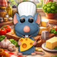 Epic Collectibles Pop Animation: Ratatouille - Remy with Cheese Exclusive Vinyl Figure Bundled with Box Protector Compatible for Funko
