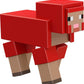 Minecraft Craft-A-Block Sheep Figure, Authentic Pixelated Video-Game Characters, Action Toy to Create, Explore and Survive, Collectible Gift for Fans