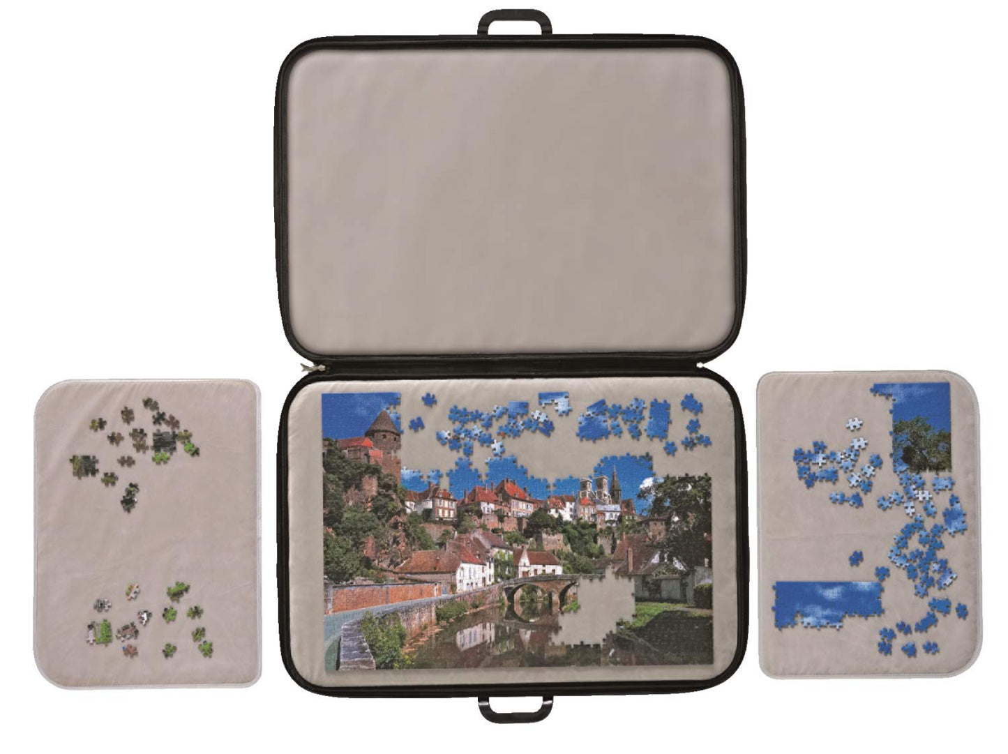 Jumbo, Puzzle Mates, Portapuzzle Deluxe - Standard 1,000 Piece Jigsaw Storage Board Case, Jigsaw Puzzle Accessories, 500-1000 Piece Puzzle Storage