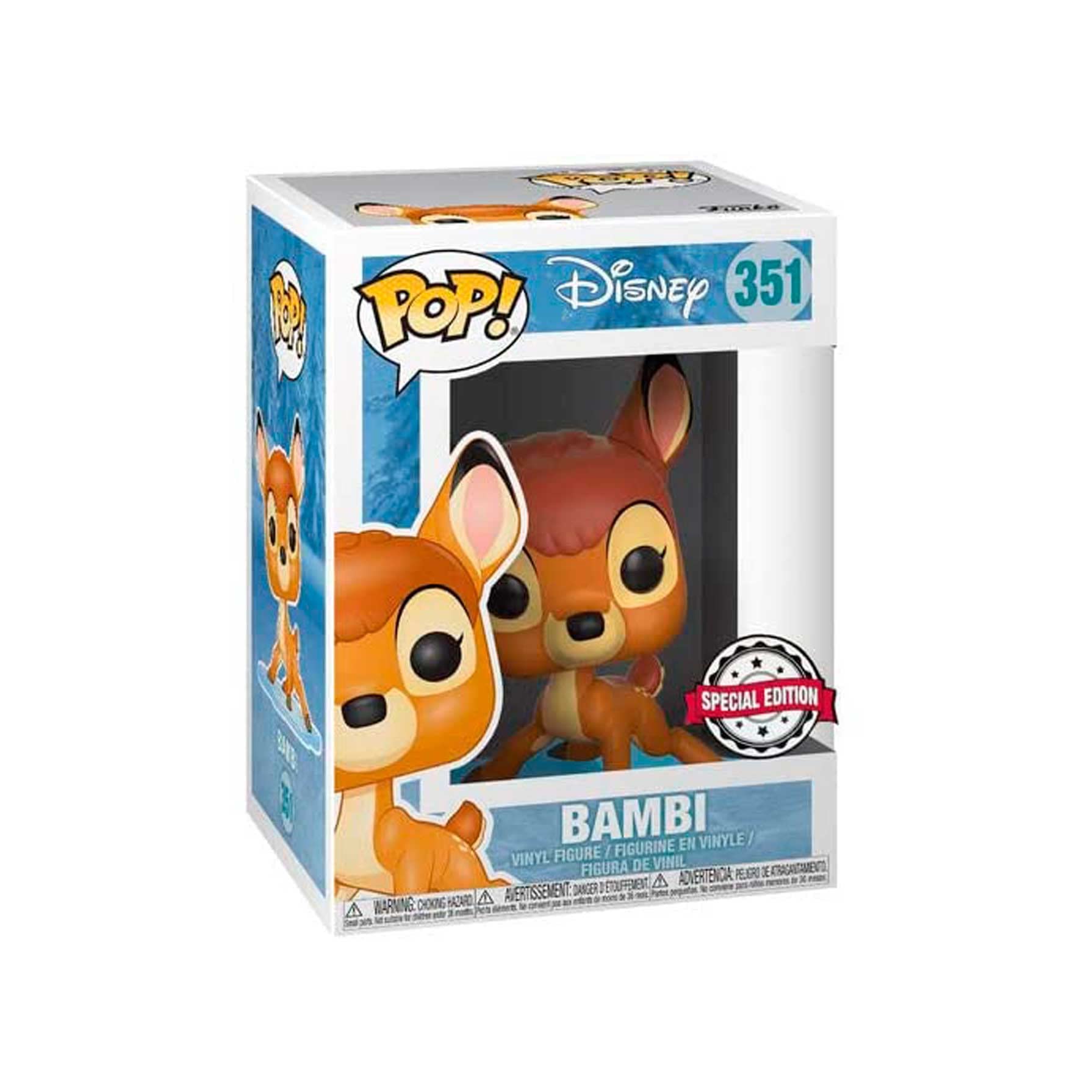 Funko Pop Disney Bambi on Ice #351 - Exclusive Special Edition Pop Figures