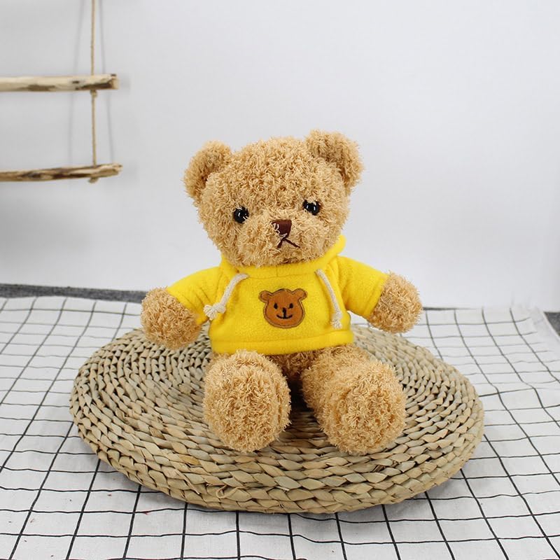 Sibupue Teddy Bear Stuffed Animals Soft Plush Cute Teddy Bear Doll for Boys Girls 11.8in (taidi Xiong huanse)