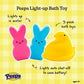 Peeps Light Up Easter Bathroom Toys for Kids, 3 Pack Bunny and Chick LED Night Bath Toys, Glowing Waterproof Novelty Toy Set for Easter Baskets, Party