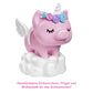 Barbie Extra Doll & Accessories with Pink-Streaked Blonde Crimped Hair in Fluffy Pink Coat with Pet Unicorn-Pig