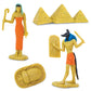 Safari Ltd. Ancient Egypt TOOB - 12 Mini Figurines: Nefertiti, Bastet, King Tut, Isis, Amulet, Mummy, Scarab, Pyramids, Sphinx, Thoth, Anubis & More