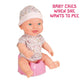 Mother Love Interactive Baby Dolls, 15 Inch Potty Training Doll