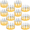 FOIL GOLD CROWNS - Apparel Accessories - 12 Pieces