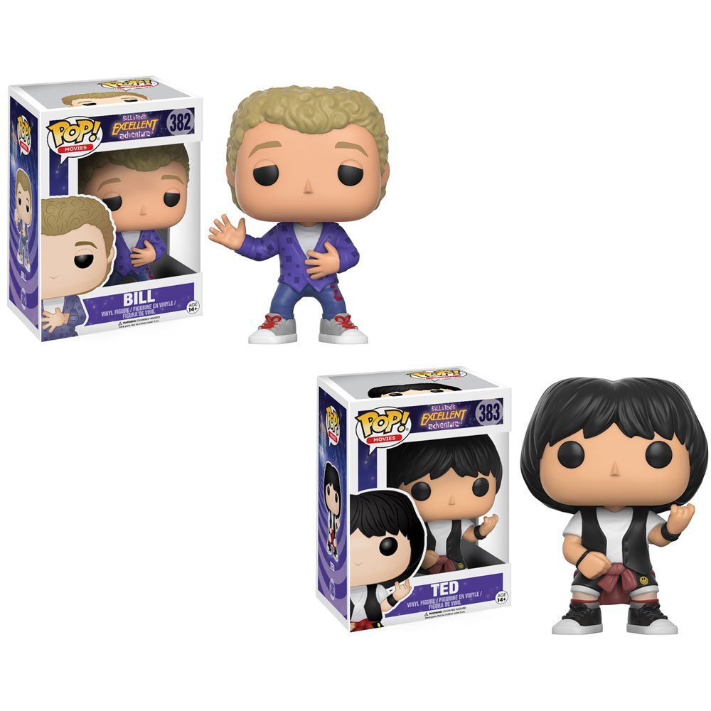 Pop! Movies: Bill & Ted's Excellent Adventure Bill and Ted Vinyl Figure! Set of 2