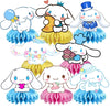 8Pcs Cartoon Dog Honeycomb Table Centerpiece, Kawaii Birthday Party Supplies Table Decorations for Kids Party Decorations