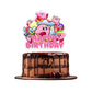 25pcs Star Cake Decorations with 1pcs Cake Topper, 24pcs Cupcake Toppers for Star Birthday Party Supplies