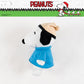Peanuts Snoopy Winter Coat Holiday & Christmas Bedding Super Soft Plush Cuddle Pillow Buddy, (Officially Licensed Product) By Franco