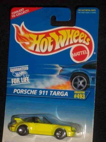 Hot Wheels #493 Porsche 911 Targa Small/Small Wheels Collectible Collector Car Mattel