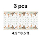 HEETON 3ct Woodland Plastic Tablecloth Creatures Fox Birthday Baby Shower Banner Wild One Welcome Baby Forest Animal Friends Garland Party Supplies