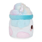 Cuddle Barn PlushGoals - Cotton Candy Mooshake | Super Soft Cute Kawaii Pink Blue Pastel Cow Dessert Drink Collectible Plush Toy, 11 inches