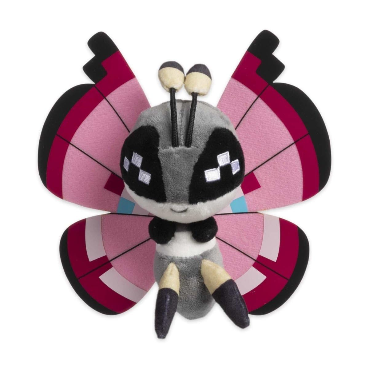 Pokémon Center: Vivillon (Meadow Pattern) Sitting Cuties Plush, 6 ½ Inch