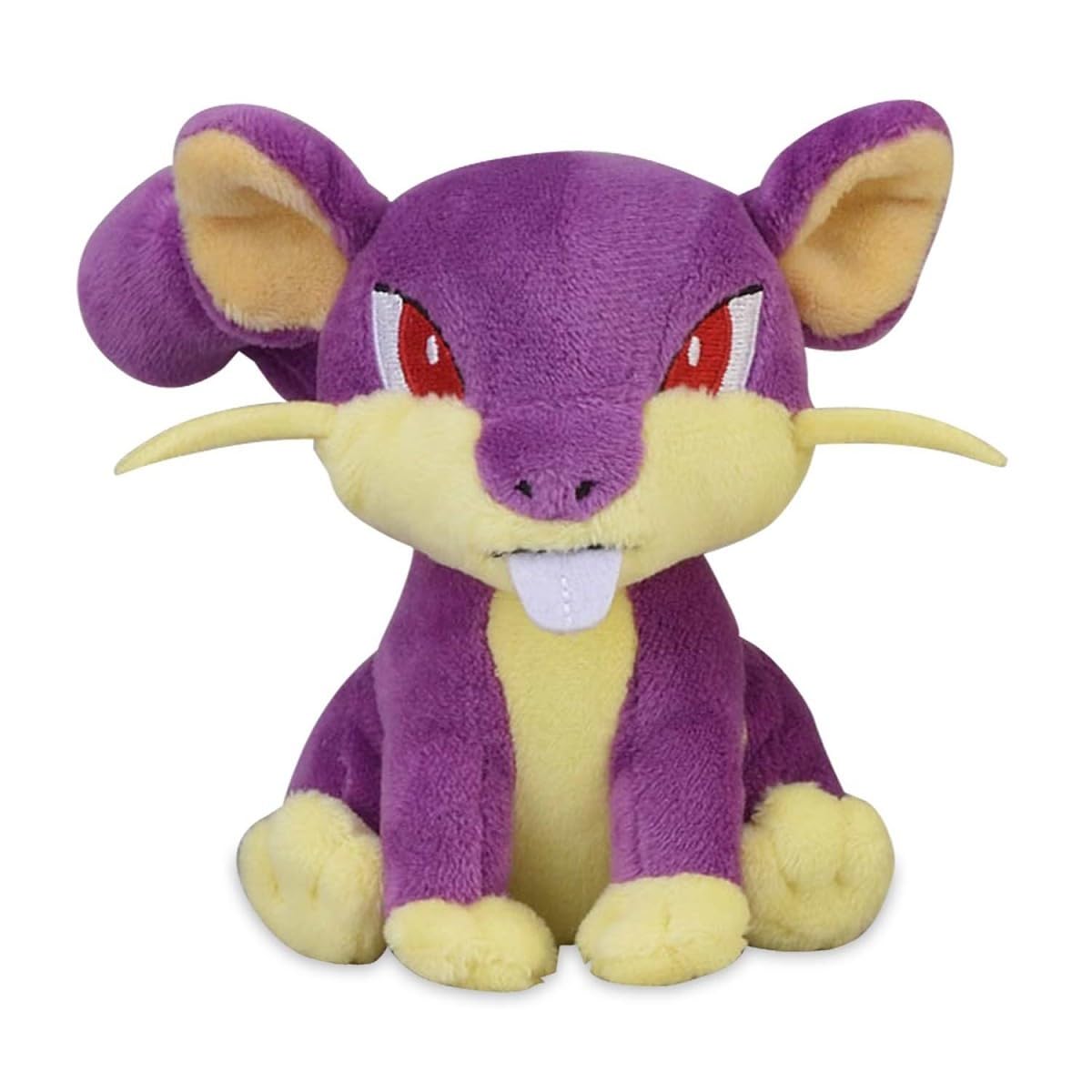 Pokémon Center: Rattata Sitting Cuties Plush, 4 ¼ Inch