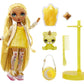 Rainbow HIGH Fashion Doll with Slime & Pet - Sunny (Yellow) - 28cm Twinkle Doll with Shining Deer, Magic Pet and Fashion Accessories - Children's Toy